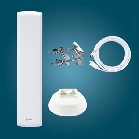 Antop Antenna ANTOP Antenna AT-402 23.82 x 4.53 x 5.12 in. Flat-Panel Outdoor & Indoor HD TV Antenna with High Gain AT-402